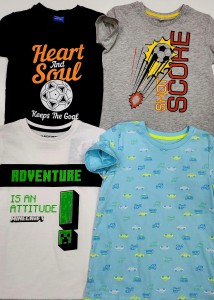 BOYS T SHIRTS 4 PCS