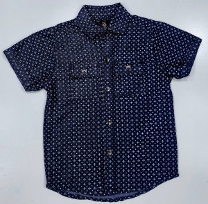 BOYS HALF SLEEVE DENIM SHIRT
