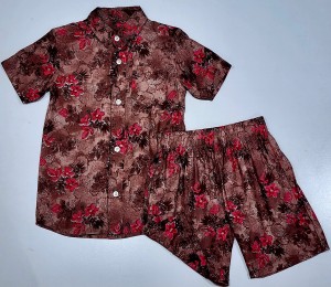 BOYS HALF SLEEVE PRINTED SHIRT & PRINTED SHORTS