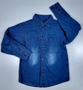 BOYS LONG SLEEVE DENIM SHIRT